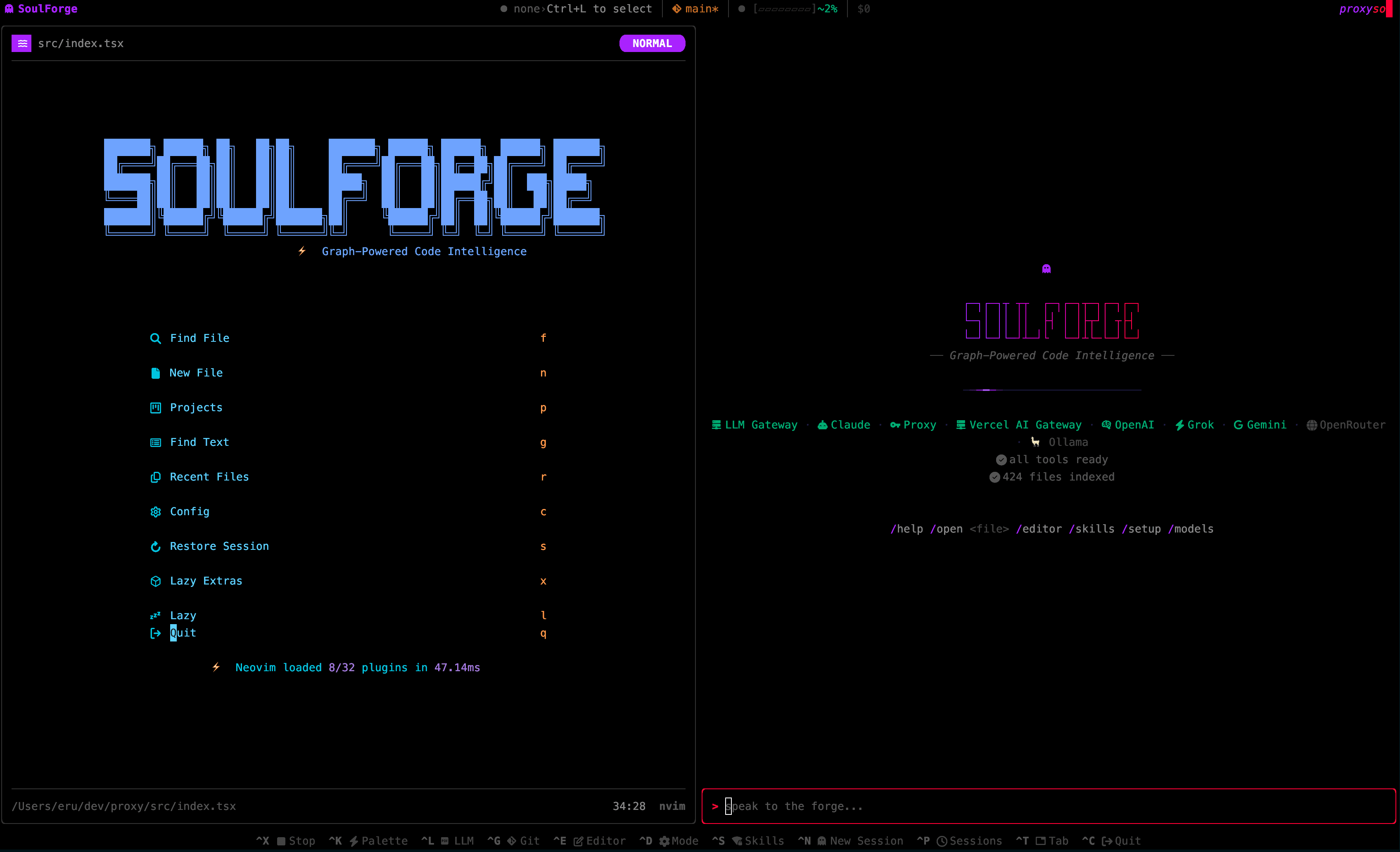 SoulForge — Graph-Powered Code Intelligence